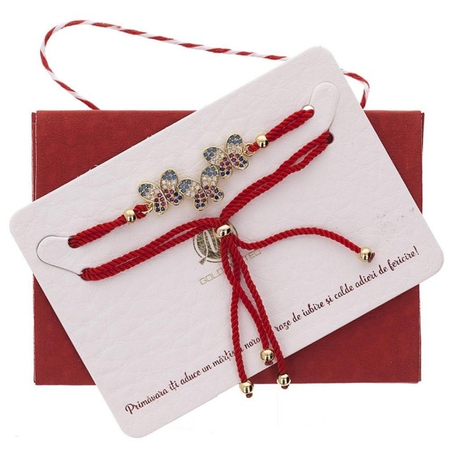 Bratara Martisor Premium Fluturasi