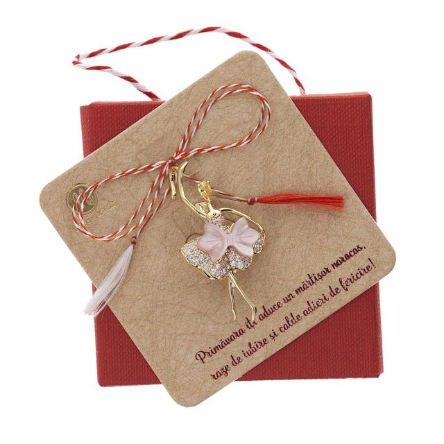 Brosa Gold Plated Balerina