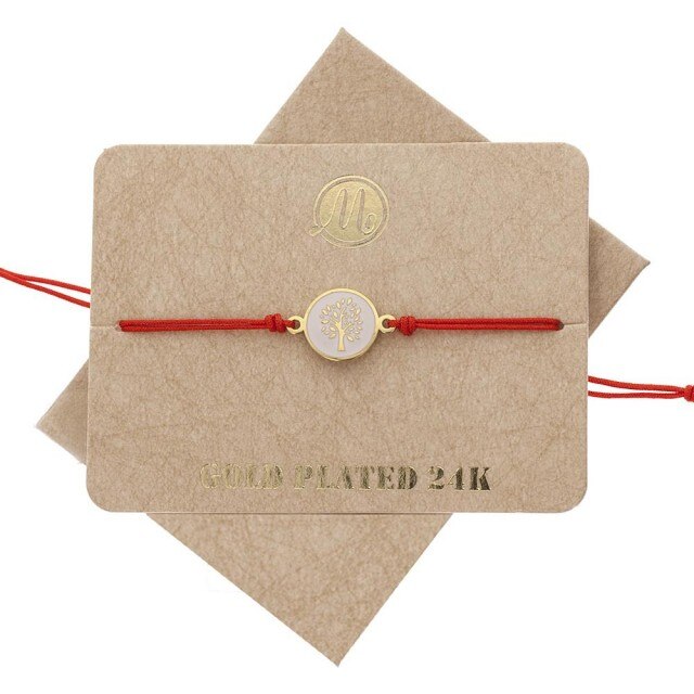 Bratara Martisor Copacul Vietii Alb