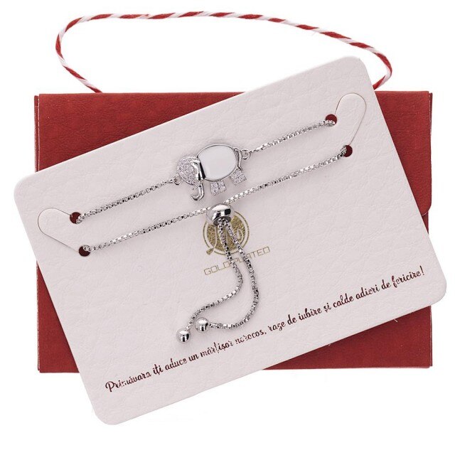 Bratara Argintie Premium Elefantel