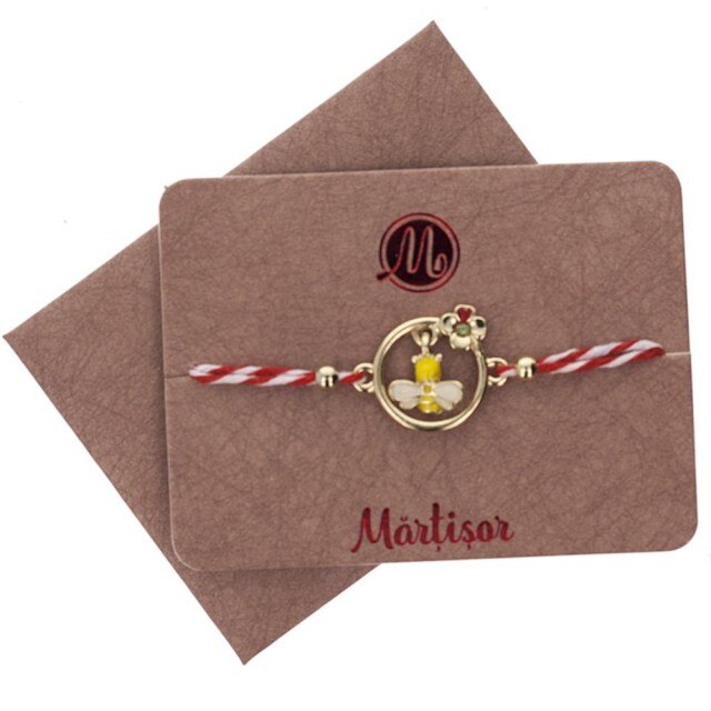 Bratara Aurie Jucausa Albinuta Alba