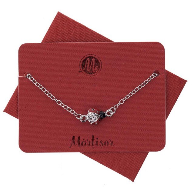 Bratara Martisor Metalic Buburuza