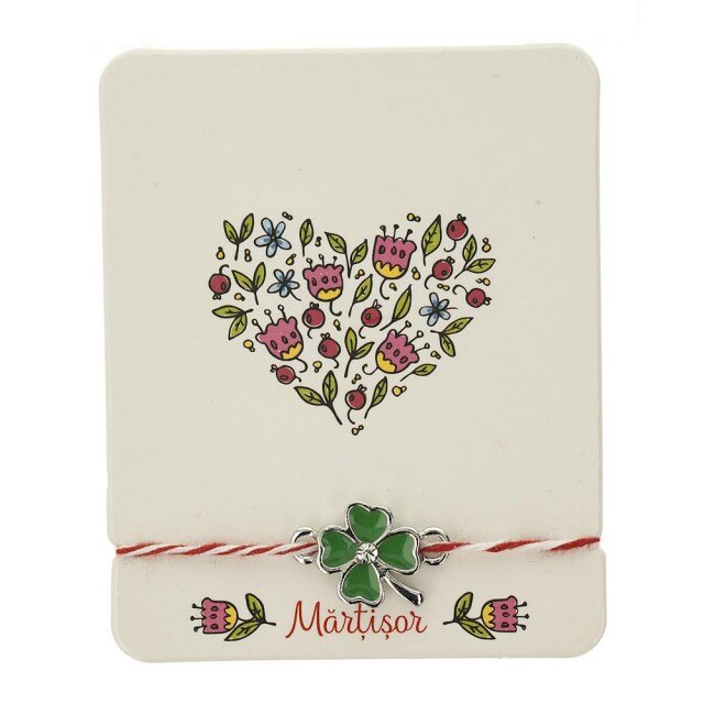 Bratara Argintie Kids cu Trifoi