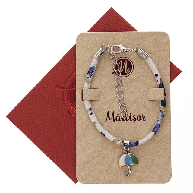 Bratara Albastra cu Umbrela Albastra