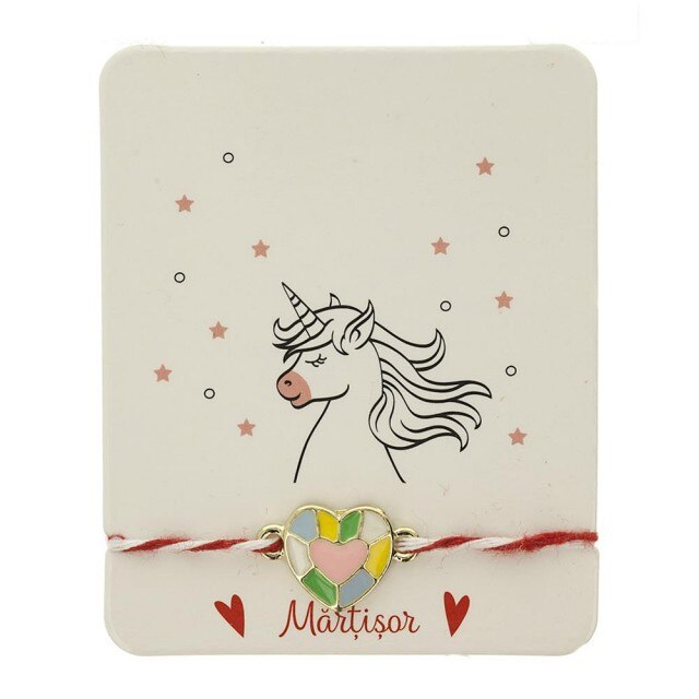 Bratara Aurie Kids cu Inima