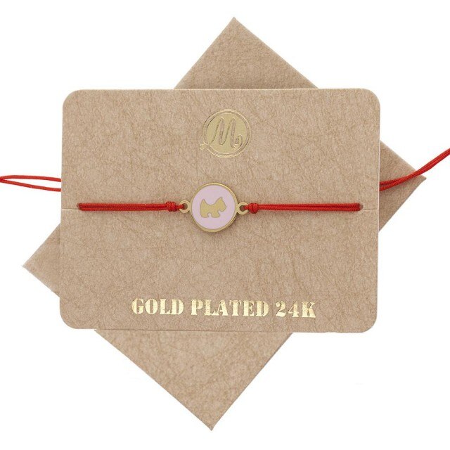 Bratara Martisor Catel Roz