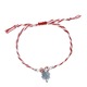 Bratara Martisor Ceramic Trifoi Albastru