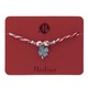 Bratara Martisor Ceramic Trifoi Albastru
