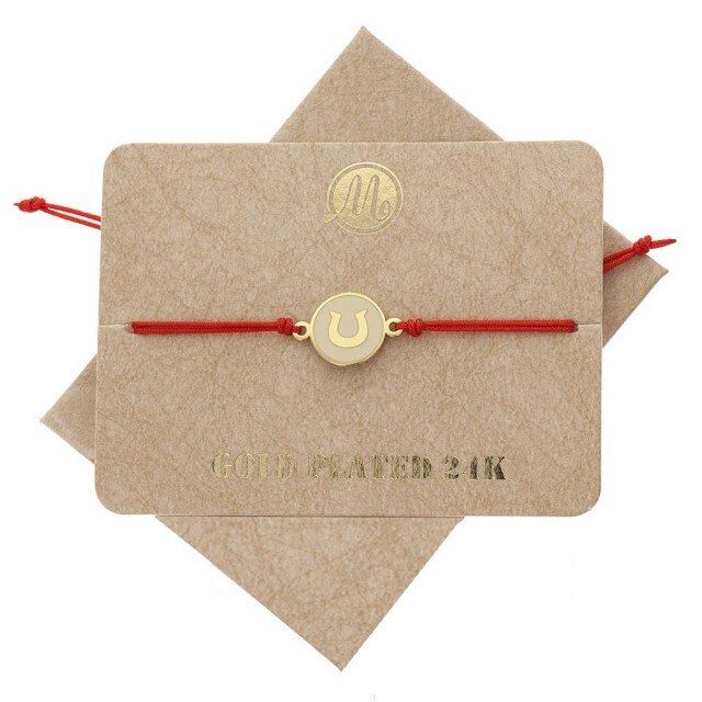 Bratara Martisor Potcoava Bej