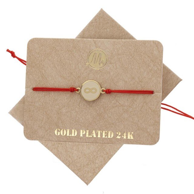 Bratara Martisor Infinit Bej