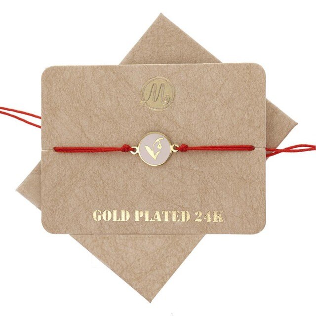 Bratara Martisor Ghiocel Alb