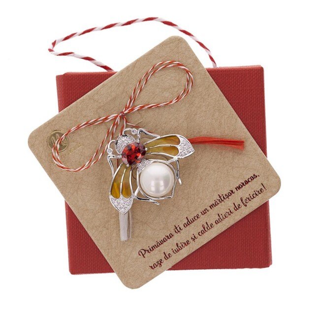 Brosa Gold Plated Albinuta