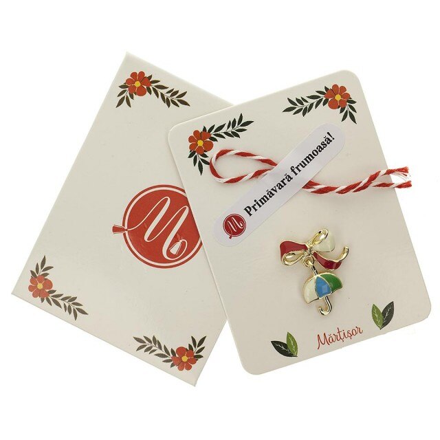 Brosa Jucausa Umbrela Albastra