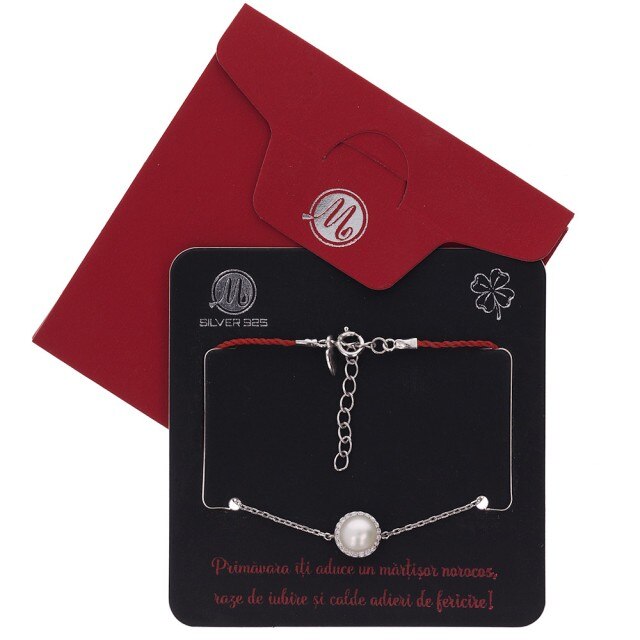 Bratara Argint Perla