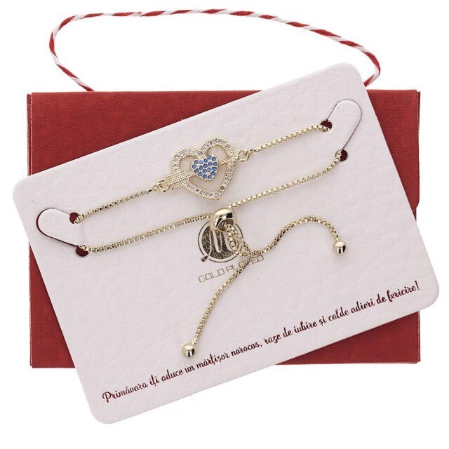 Bratara Aurie Premium Inima