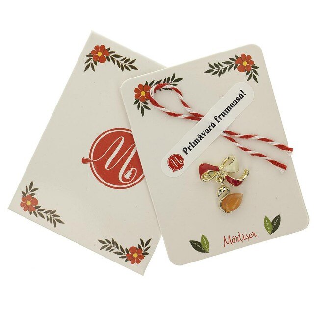 Brosa Jucausa Lebada Portocalie