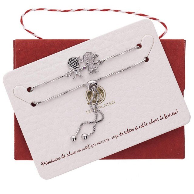 Bratara Argintie Premium Friends