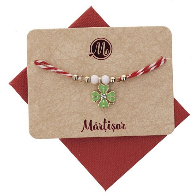 Bratara Aurie Dubla cu Trifoi