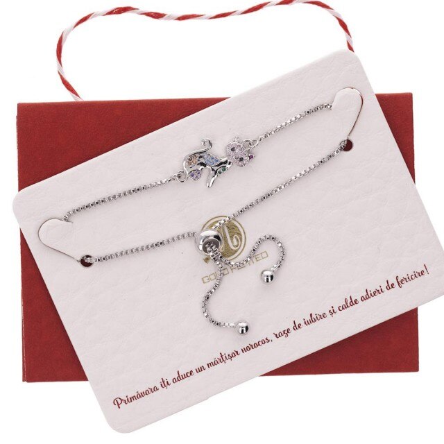 Bratara Argintie Premium Pisicuta