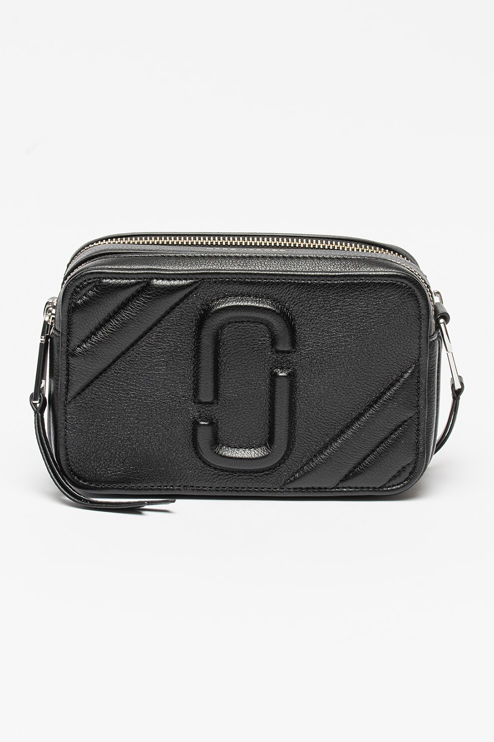 Marc Jacobs, Geanta crossbody de piele Moto Shot 21, Negru
