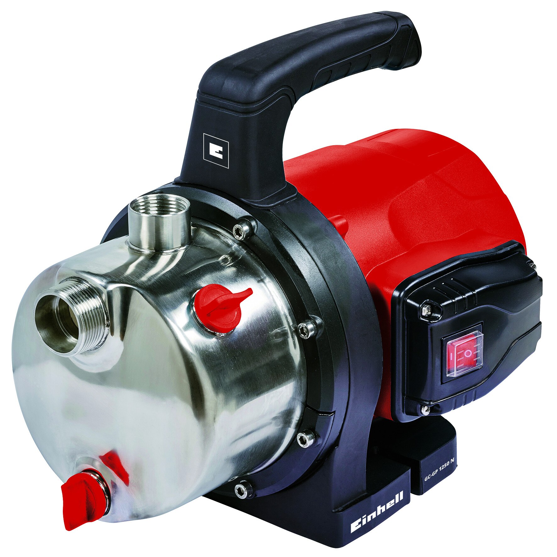 Pompa de suprafata pentru apa curata Einhell GC-GP 1250 N, 1200 W, 5000 l/h debit maxim, 5 bar presiune maxima, 50 m refulare, 8 m absorbtie
