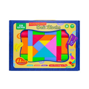 Set Cuburi EVA, 41 buc, 7toys Set Cuburi EVA, 41 buc, 7toys