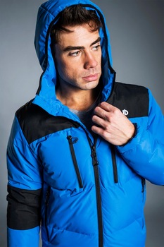 Fundango, Geaca cu vatelina, gluga pentru drumetii si trekking Navarro, Albastru/Negru Fundango, Geaca cu vatelina, gluga pentru drumetii si trekking Navarro, Albastru/Negru