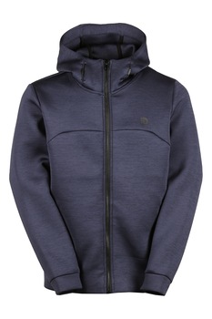 Fundango, Hanorac cu buzunare laterale si fermoar Hamal, Gri antracit Fundango, Hanorac cu buzunare laterale si fermoar Hamal, Gri antracit