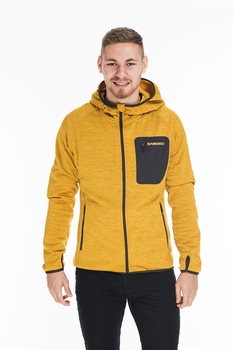 Fundango,Hanorac cu fermoar pentru trekking Hermon, Galben sofran Fundango,Hanorac cu fermoar pentru trekking Hermon, Galben sofran