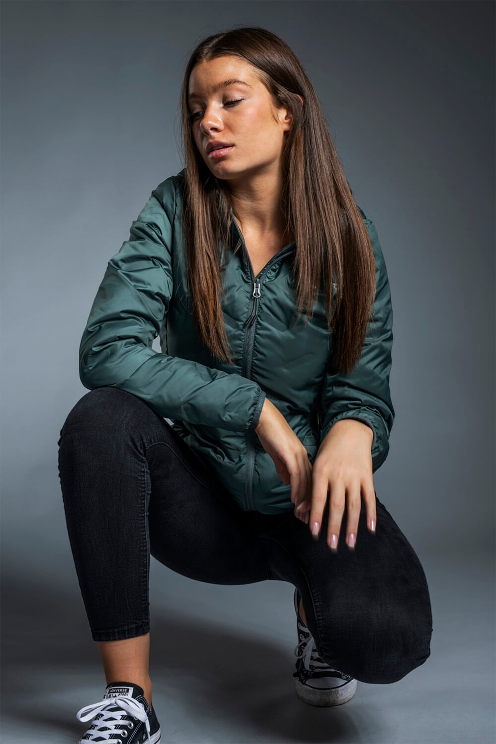 Fundango, Geaca cu logo pentru drumetii Alsea, Gri inchis