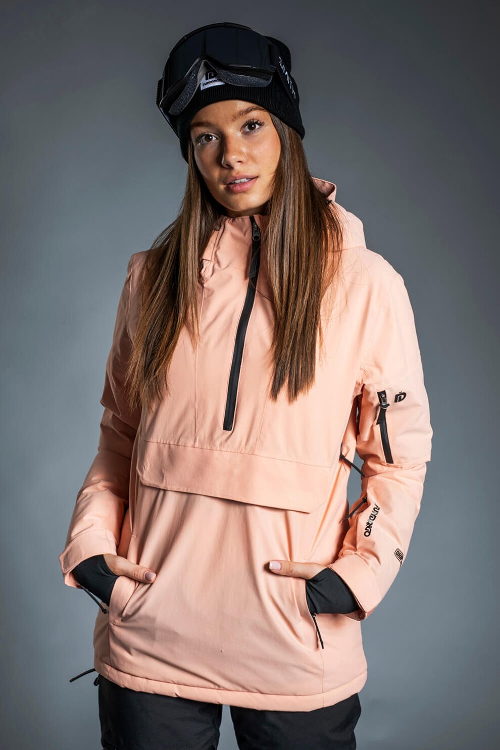 Fundango, Jacheta fara inchidere pentru ski Birch, Roz somon