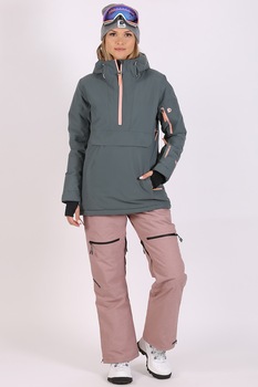 Fundango, Jacheta fara inchidere pentru ski Birch, Gri inchis Fundango, Jacheta fara inchidere pentru ski Birch, Gri inchis