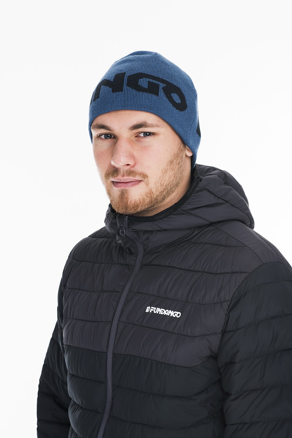 Fundango, Caciula unisex reversibila Horizon, Albastru inchis/Negru