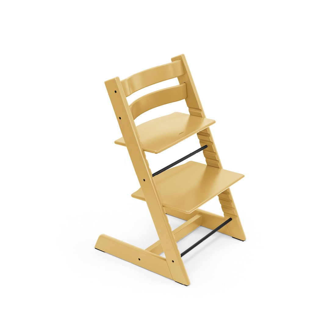 Scaun inalt Tripp Trapp, Stokke, Lemn, Galben
