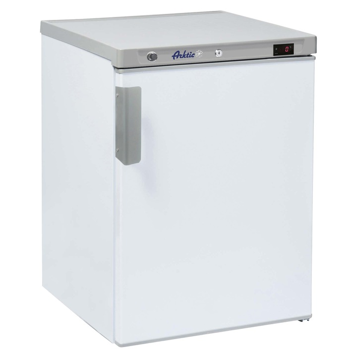 Congelator profesional Hendi Budget Line cu 1 usa 200 Litri, 598x623x(H)838 mm, otel inoxidabil, 57 W, 230 V