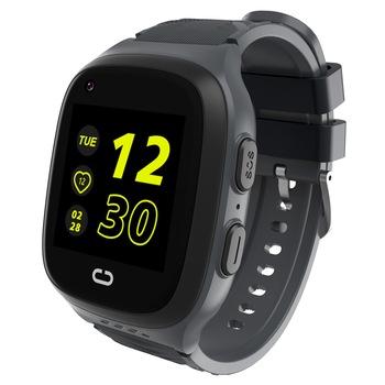 Ceas smartwatch GPS copii Techone™ LT31 4G, 1.4 inch, apel video, camera HD, buton SOS, rezistent la apa, blocare apel, monitorizare spion, Negru Ceas smartwatch GPS copii Techone™ LT31 4G, 1.4 inch, apel video, camera HD, buton SOS, rezistent la apa, blocare apel, monitorizare spion, Negru