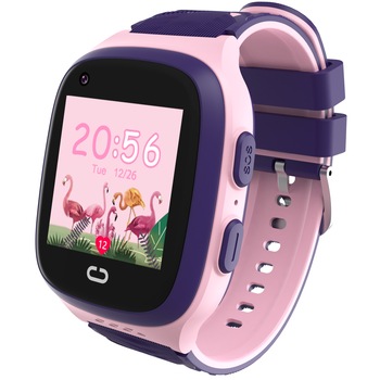 Ceas smartwatch GPS copii Techone™ LT31 4G, 1.4 inch, apel video, camera HD, buton SOS, rezistent la apa, blocare apel, monitorizare spion, Roz Ceas smartwatch GPS copii Techone™ LT31 4G, 1.4 inch, apel video, camera HD, buton SOS, rezistent la apa, blocare apel, monitorizare spion, Roz