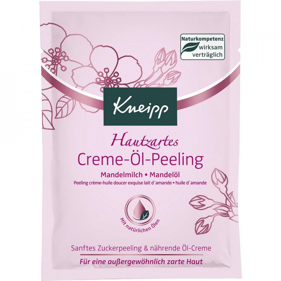 Crema exfolianta cu lapte de migdale, Kneipp, 40ml