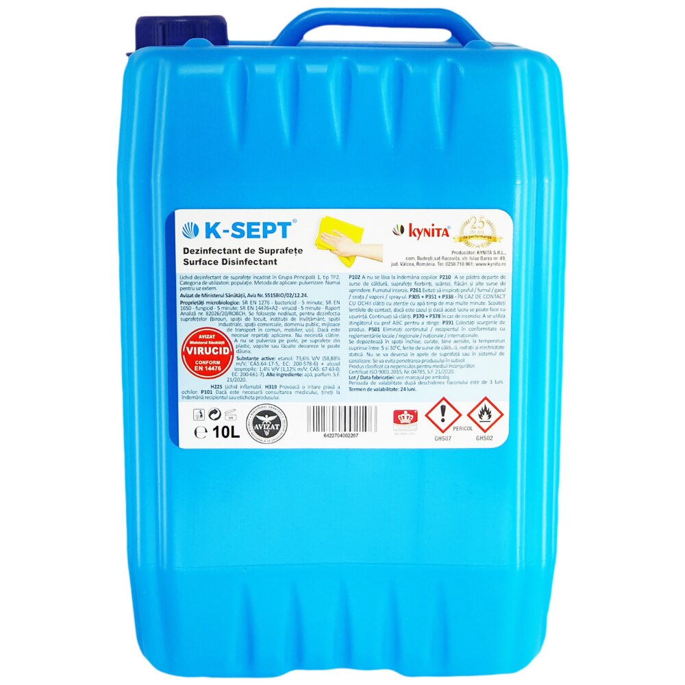 Dezinfectant De Suprafete K-SEPT 10L