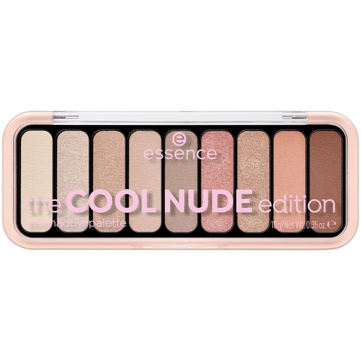 Палитра за грим Essence the NUDE edition eyeshadow palette 10, 10 g