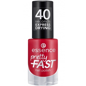 Lac de unghii Essence Pretty Fast 03 Ready Steady Red, 5 ml Lac de unghii Essence Pretty Fast 03 Ready Steady Red, 5 ml