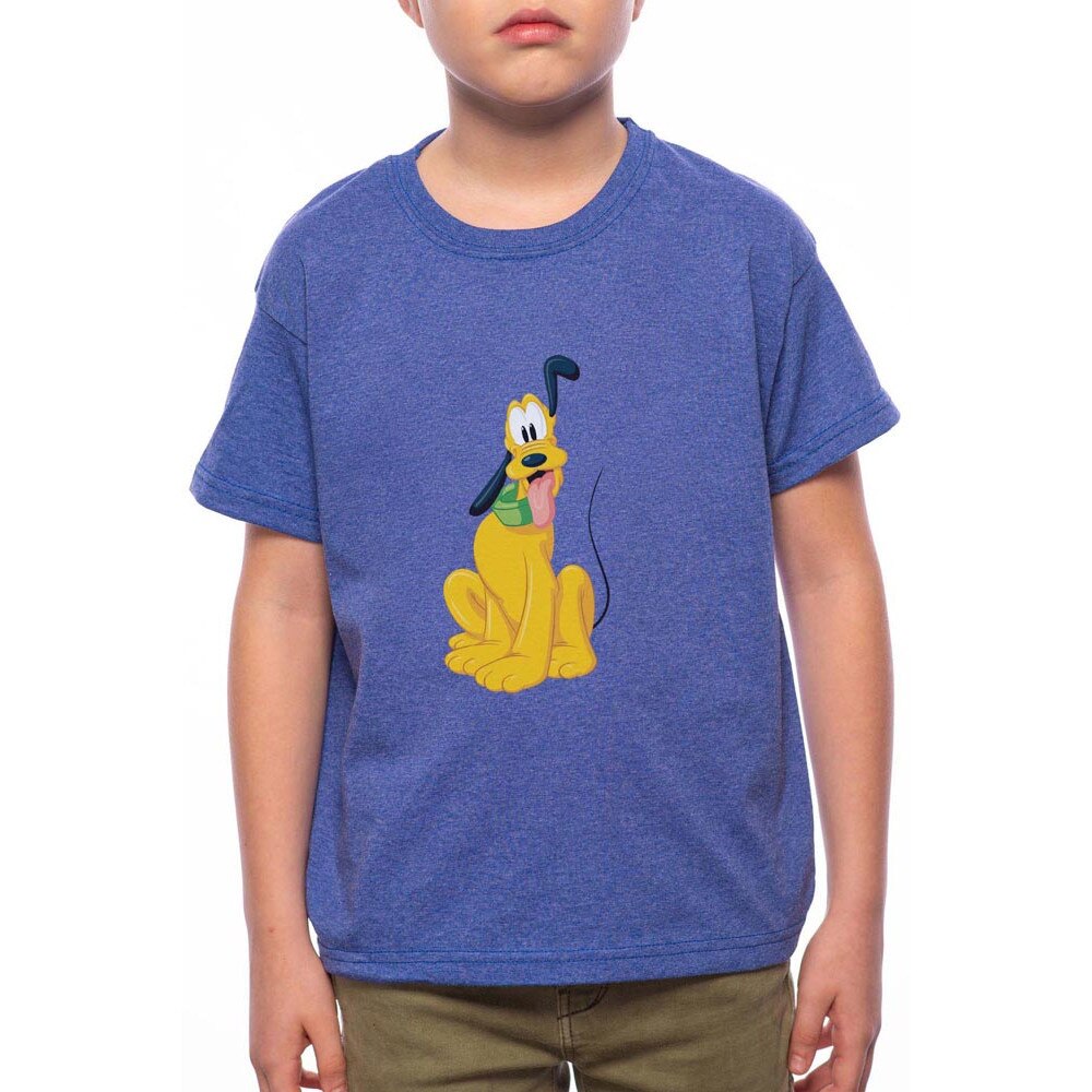 Tricou Baiat, Pluto, 100% Bumbac, A135, Albastru