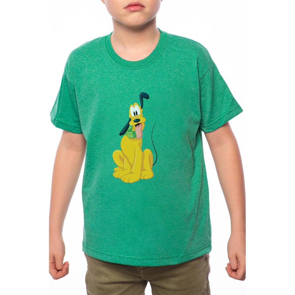 Tricou Baiat, Pluto, 100% Bumbac, A135, Verde