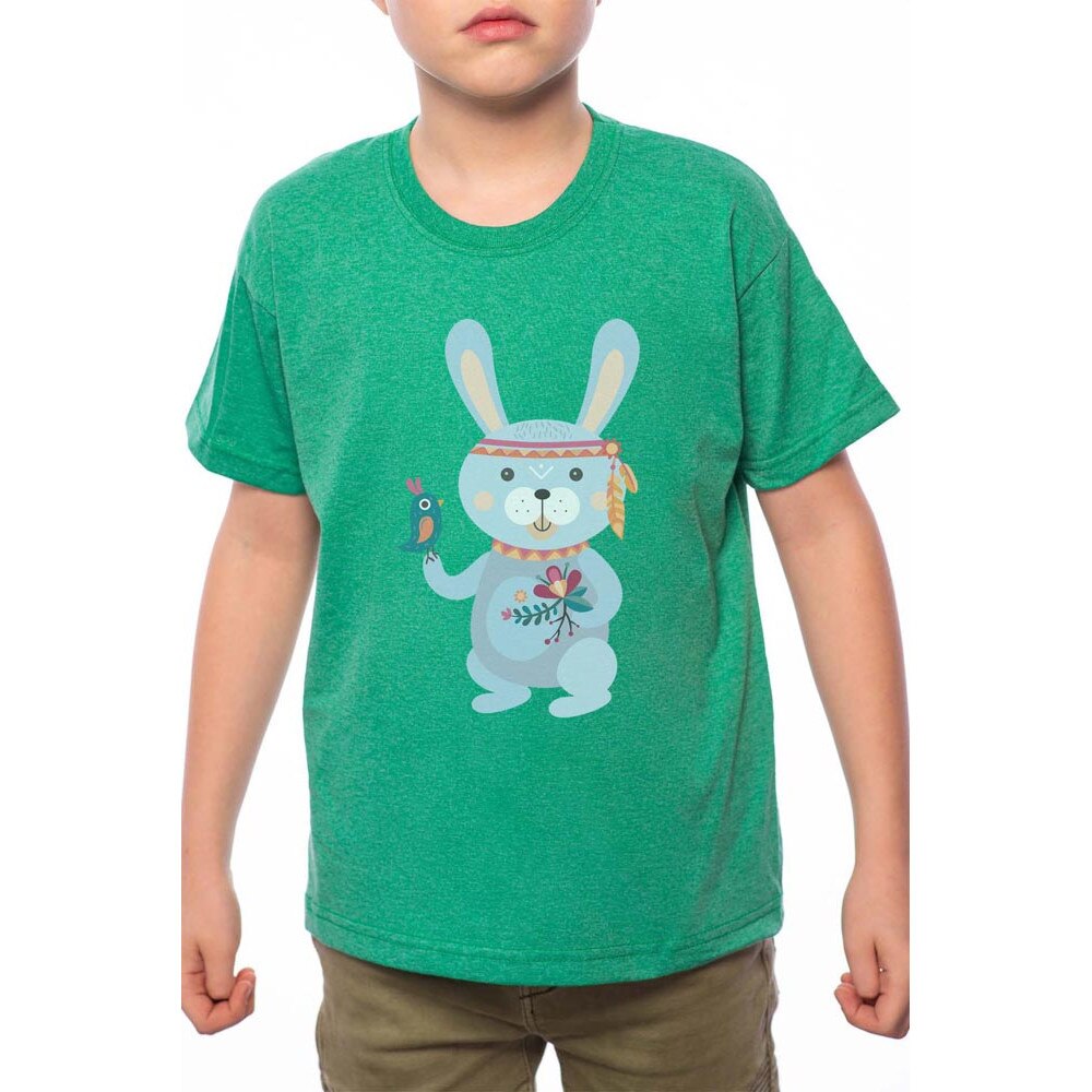 Tricou Baiat, Blue Bunny, 100% Bumbac, W159, Verde