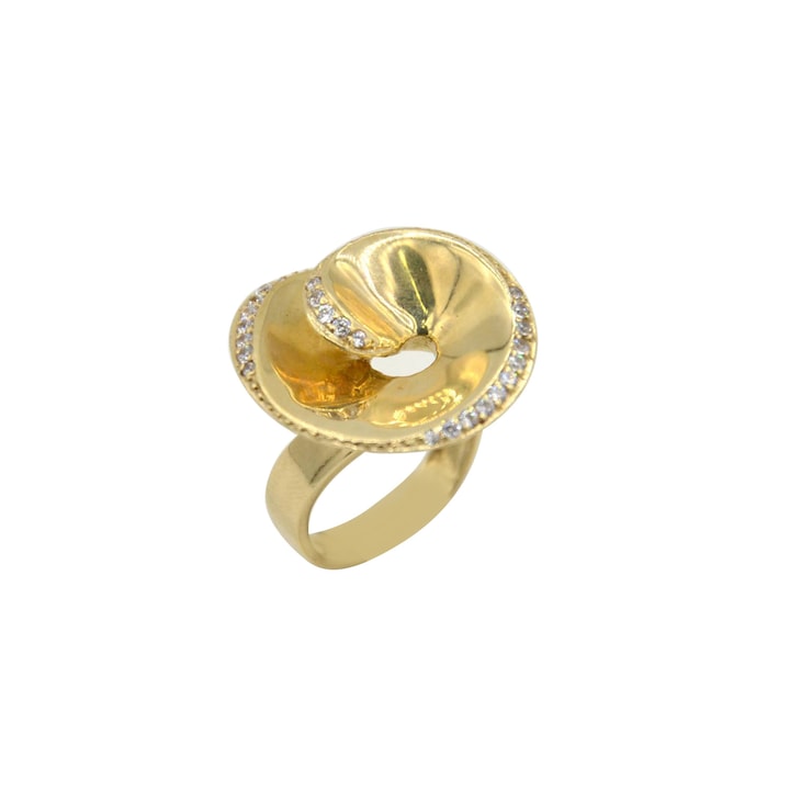 Inel din Aur 14k dama 523, 10.64g, marime 17