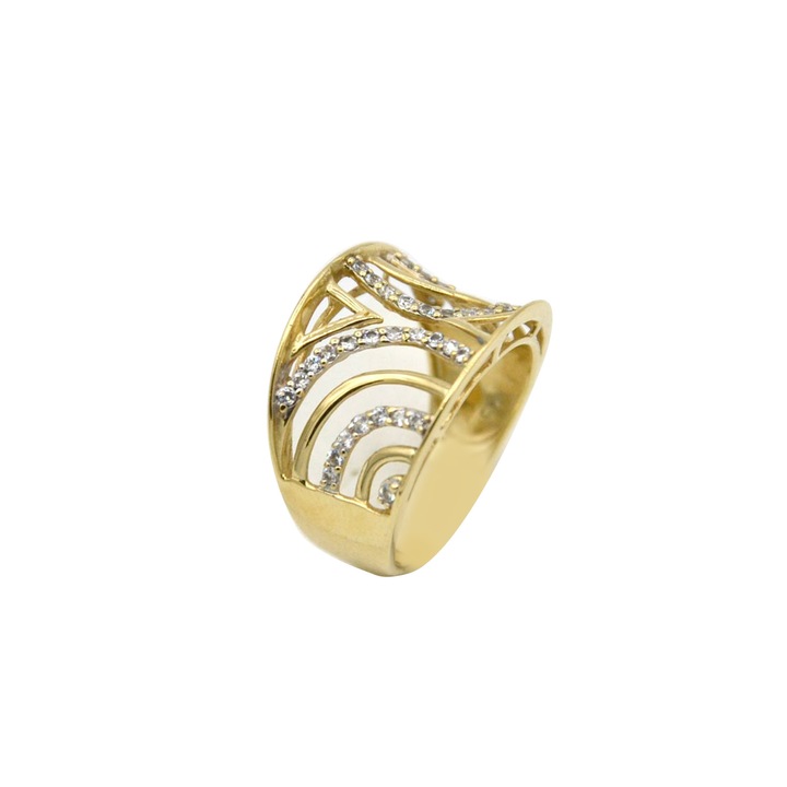 Inel din Aur 14k dama 519, 4.53g, marime 17