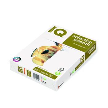 Carton alb A4 IQ Selection 160 g/mp 250 coli/top Carton alb A4 IQ Selection 160 g/mp 250 coli/top