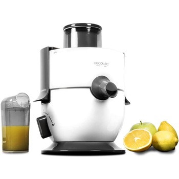Storcator de fructe si legume Cecotec ExtremeTitanium 19000, 650 W, 19000 RPM, 2 viteze, Sistem de siguranta, Recipient suc 500 ml, Alb Storcator de fructe si legume Cecotec ExtremeTitanium 19000, 650 W, 19000 RPM, 2 viteze, Sistem de siguranta, Recipient suc 500 ml, Alb