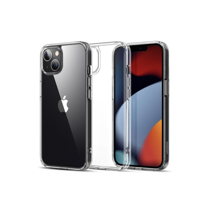 Husa Spate Ugreen Fushion Policarbonat Rezistent Compatibila Cu iPhone 13, Transparenta