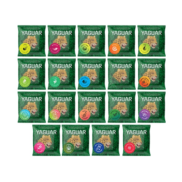 Set ceaiuri, Yaguar, Yerba Mate, Diverse Arome, 19 x 50 g